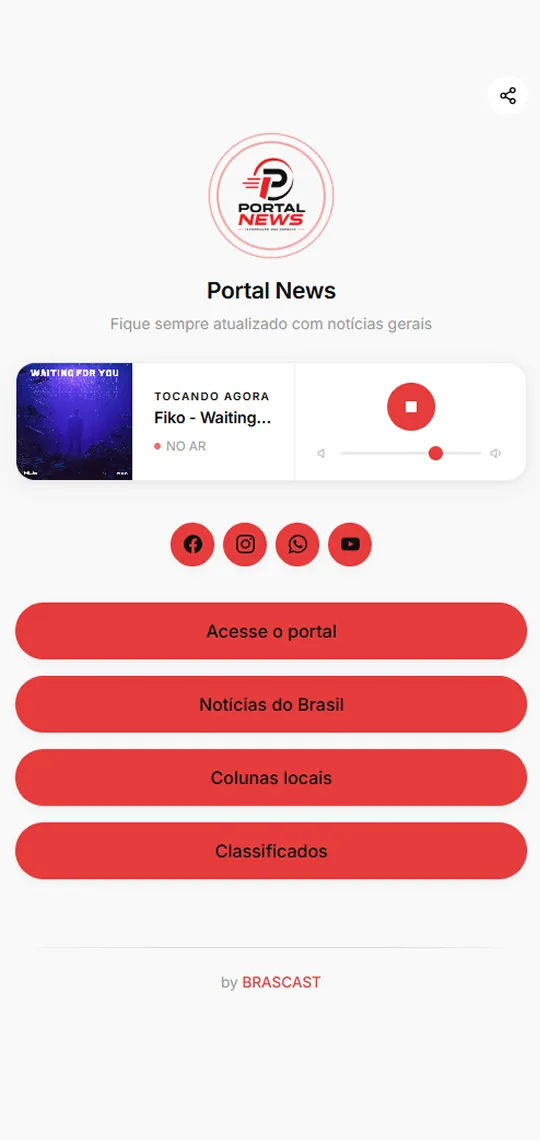Ejemplo de Start Page: News 101